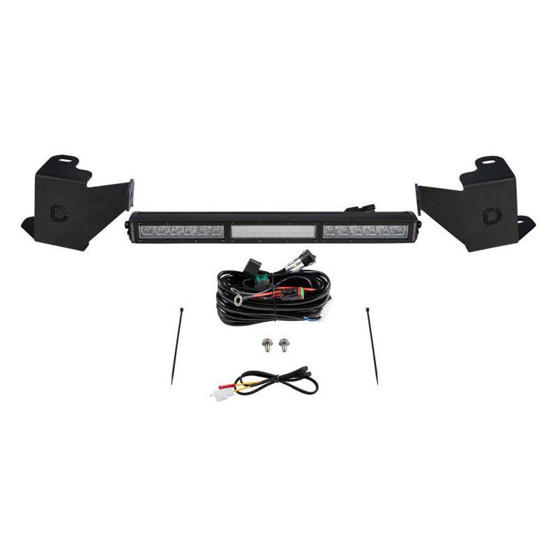 Diode Dynamics DD7412 - DIODD7412 - Diode Dynamics 2022 Toyota Tundra Stealth Bumper Light Bar Kit - White Combo - Shipped in Europe - Tuningsupply.com