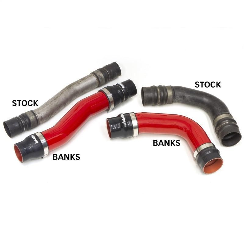 Banks Power 25998 - GBE25998 - Banks Power 10-12 Ram 6.7L Diesel OEM Replacement Cold Boost Tubes - Red - Shipped in Europe - Tuningsupply.com
