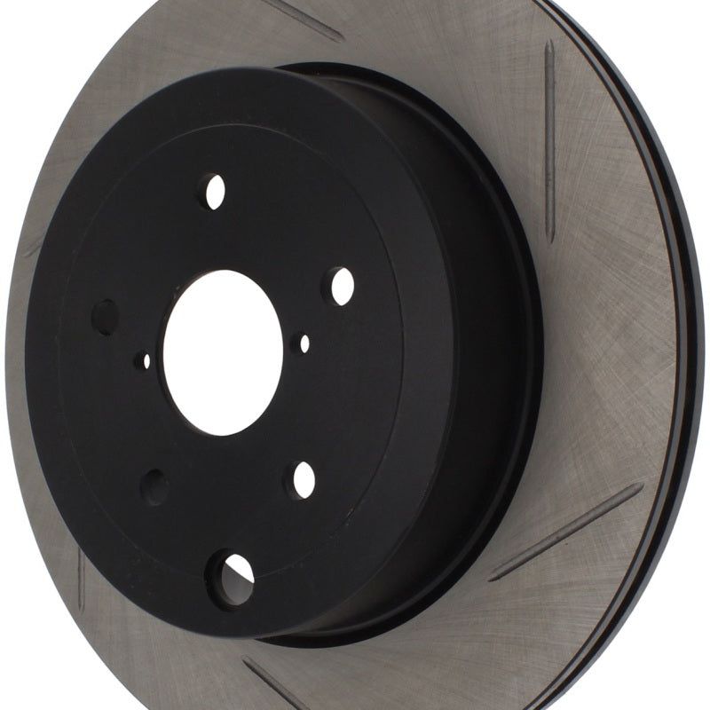 Stoptech 126.47030SL - STO126.47030SL - StopTech Power Slot 08-10 Subaru Impreza STi Rear Left Slotted Rotor - Shipped in Europe - Tuningsupply.com