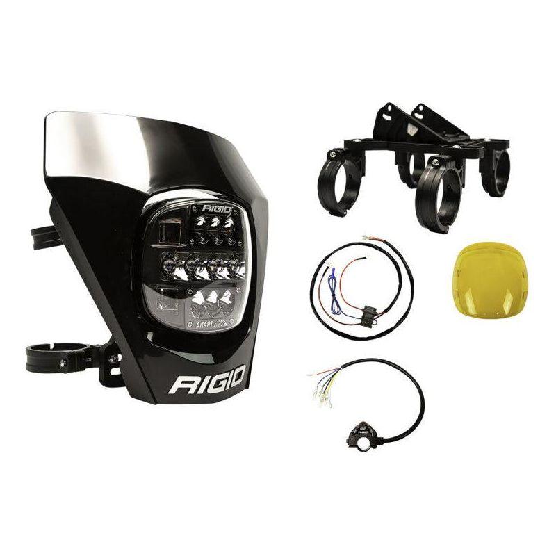 Rigid Industries 300416 - RIG300416 - Rigid Industries Adapt XE LED Moto Kit - Black - Shipped in Europe - Tuningsupply.com