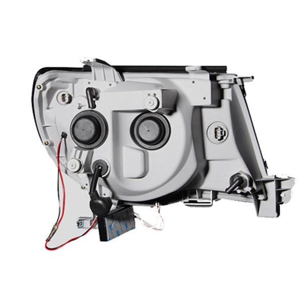 ANZO 121282 - ANZ121282 - ANZO 2005-2011 Toyota Tacoma Projector Headlights w/ Halo Black - Shipped in Europe - Tuningsupply.com