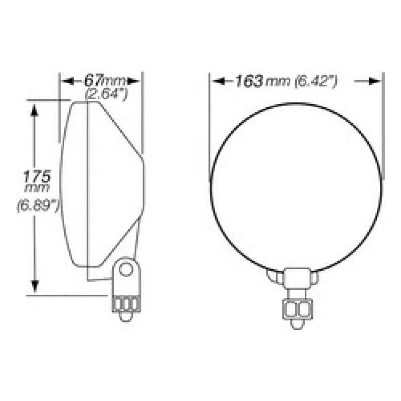 Hella LA005750941 - HELLA005750941 - Hella 500FF 12V/55W Halogen Driving Lamp Kit - Shipped in Europe - Tuningsupply.com