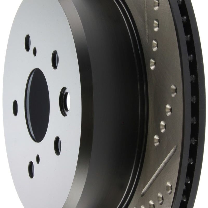 Stoptech 127.44189L - STO127.44189L - StopTech Slotted & Drilled Sport Brake Rotor Left Rear 13-14 Lexus GS300/350/400/430 - Shipped in Europe - Tuningsupply.com
