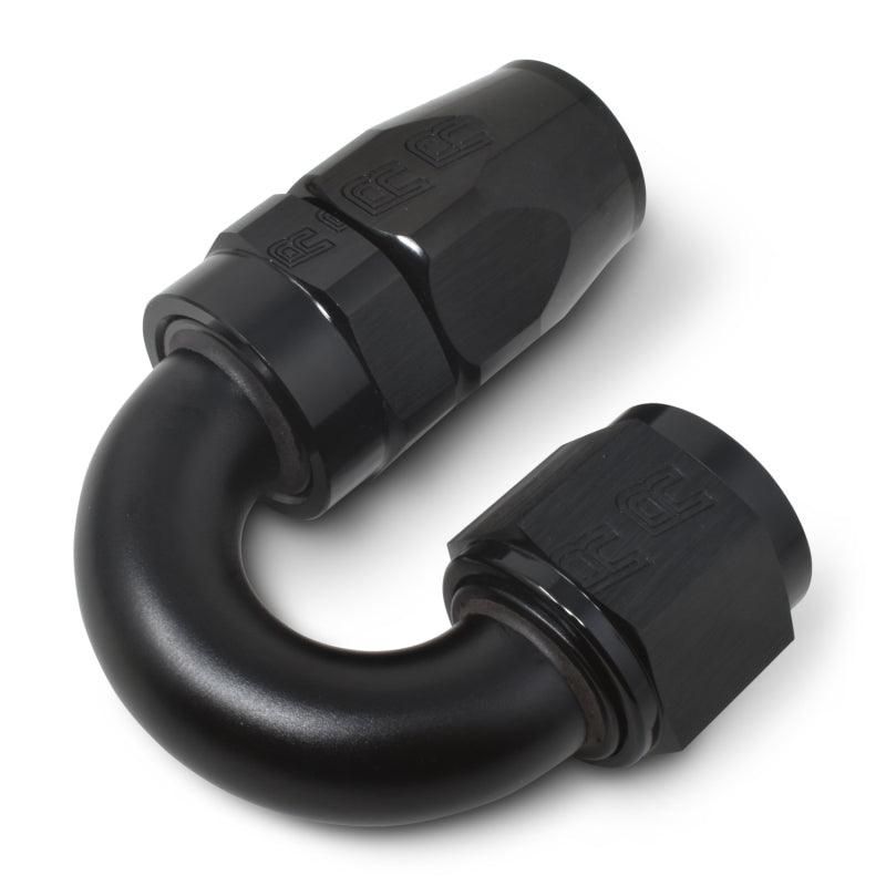 Russell 613505 - RUS613505 - Russell Performance -6 AN Black 180 Degree Full Flow Swivel Hose End - Shipped in Europe - Tuningsupply.com