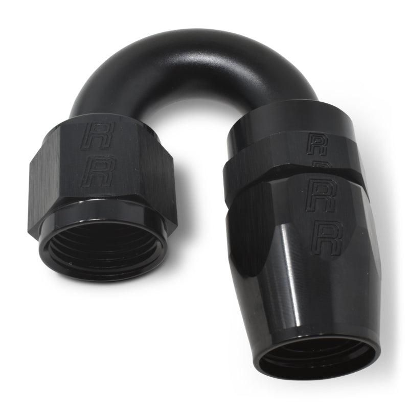 Russell 613505 - RUS613505 - Russell Performance -6 AN Black 180 Degree Full Flow Swivel Hose End - Shipped in Europe - Tuningsupply.com
