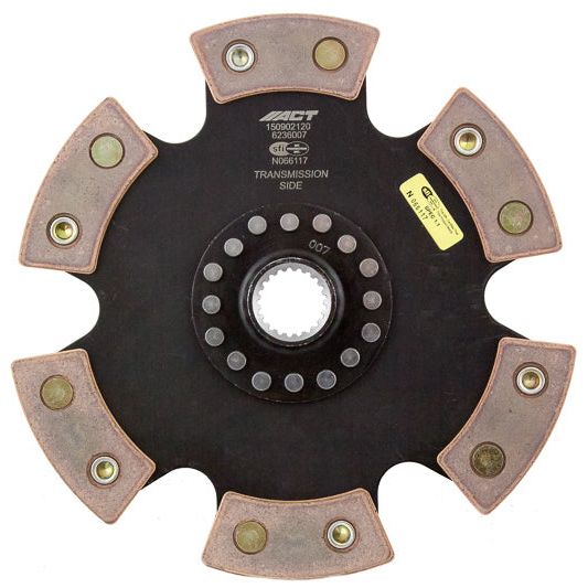 ACT 6236007 - ACT6236007 - ACT 2001 Toyota Tacoma 6 Pad Rigid Race Disc - Shipped in Europe - Tuningsupply.com