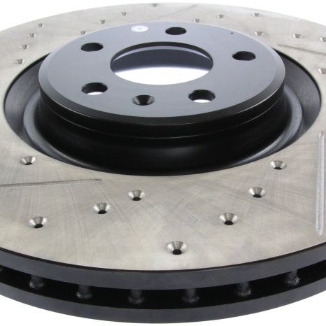 Stoptech 127.33134R - STO127.33134R - StopTech Slotted & Drilled Sport Brake Rotor - Shipped in Europe - Tuningsupply.com