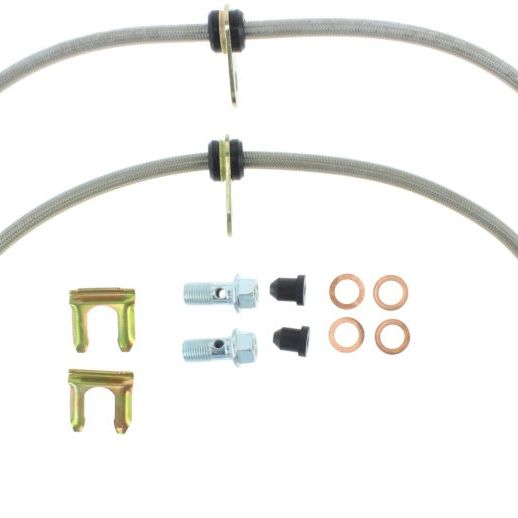 Stoptech 950.40519 - STO950.40519 - StopTech 13-13 Honda Civic EX Rear SS Brake Lines - Shipped in Europe - Tuningsupply.com