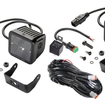 Hella LA358176821 - HELLA358176821 - Hella Universal Black Magic 3.2in L.E.D. Cube Kit - Spot Beam - Shipped in Europe - Tuningsupply.com