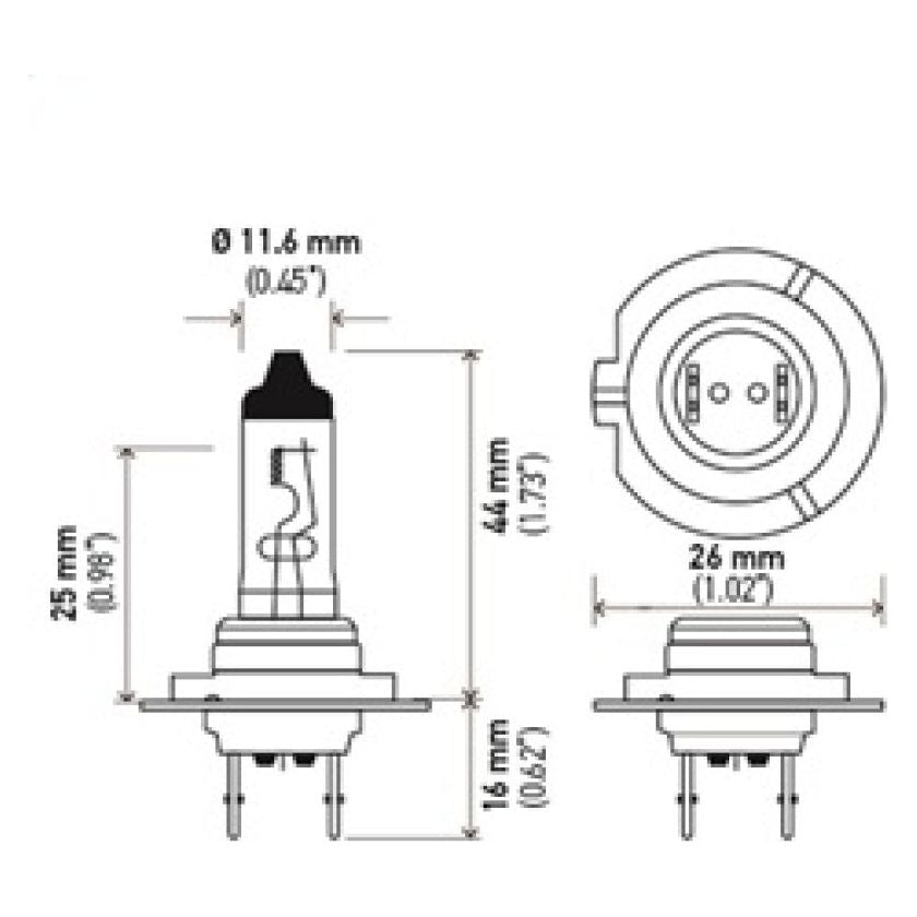 Hella LAH7 - HELLAH7 - Hella Halogen H7 Bulb - Shipped in Europe - Tuningsupply.com