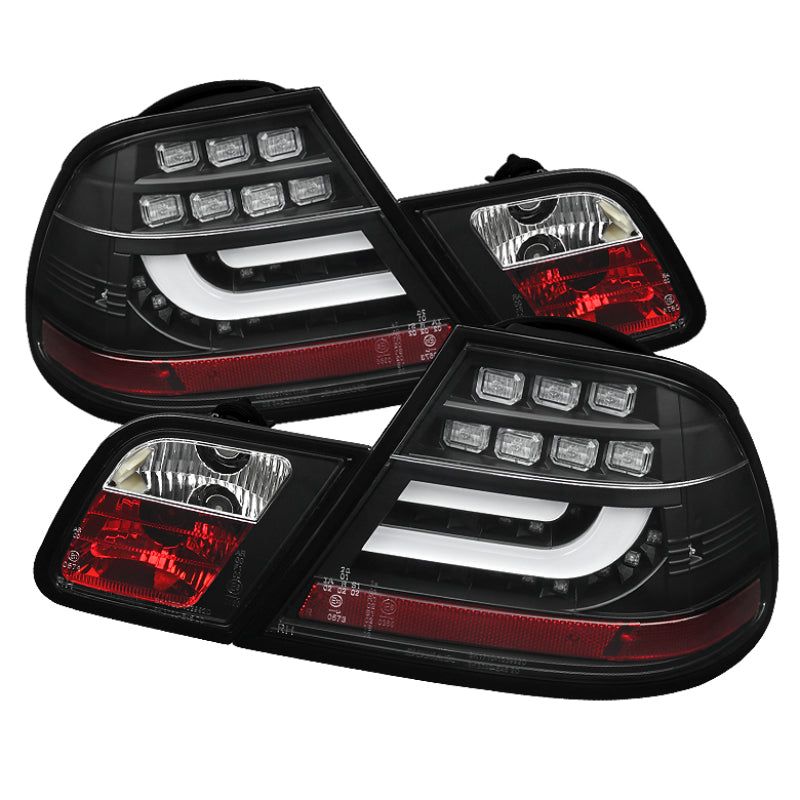 SPYDER 5073815 - SPY5073815 - Spyder BMW E46 00-03 2Dr Coupe Light Bar LED Tail Lights Blk ALT-YD-BE4600-LBLED-BK - Shipped in Europe - Tuningsupply.com