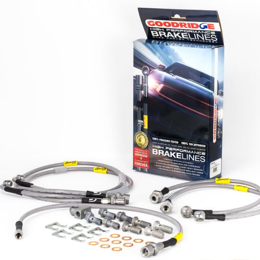 Goodridge 14182 - GRI14182 - Goodridge 01-03 Chevrolet Silverado / 01-03 GMC Sierra SS Brake Lines - Shipped in Europe - Tuningsupply.com