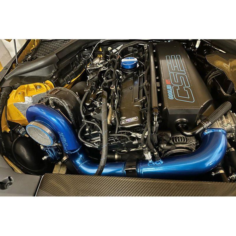 CSF 8400 - CSF8400 - CSF Gen 2 B58 Race X Charge-Air-Cooler Manifold - Raw Billet Aluminum Finish - Shipped in Europe - Tuningsupply.com