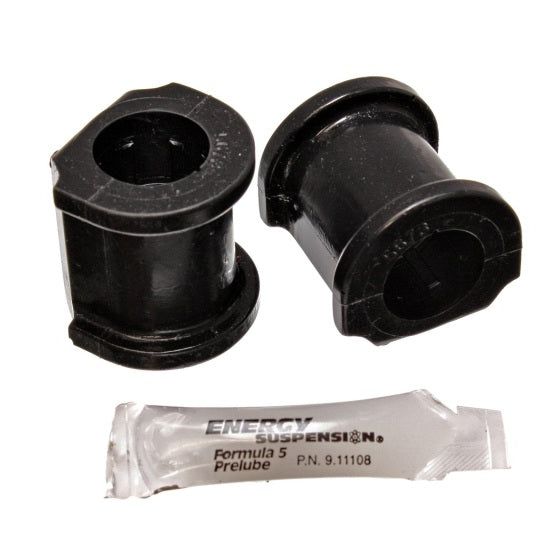 Energy Suspension 16.5133G - ENG16.5133G - Energy Suspension 01-05 Honda Civic/CRX / 02-05 Civic Si Black 1 inch Front Sway Bar Bushings - Shipped in Europe - Tuningsupply.com
