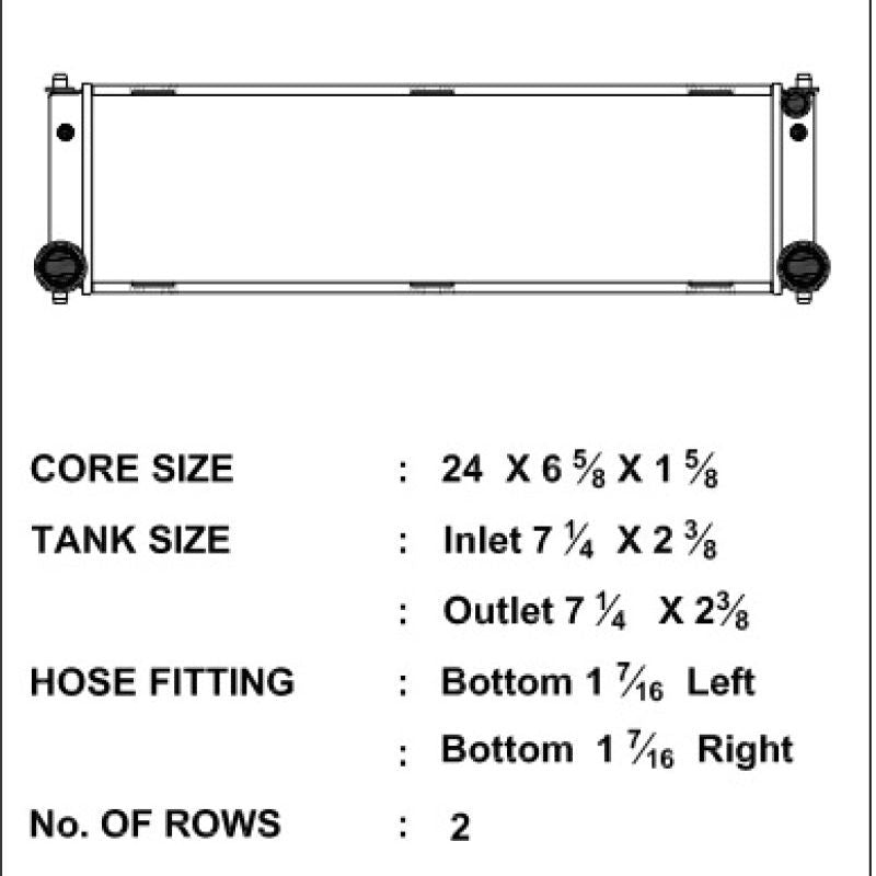 CSF 7053 - CSF7053 - CSF Porsche 911 Turbo (996) / Porsche 911 GT2 (996/997) / Porsche 911 GT3 (997) Center Radiator - Shipped in Europe - Tuningsupply.com