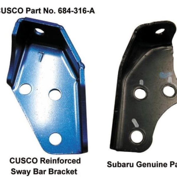Cusco 684 316 A - CUS684 316 A - Cusco Rear Harder Sway Bar Bracket 03-09 Subaru Legacy - Shipped in Europe - Tuningsupply.com