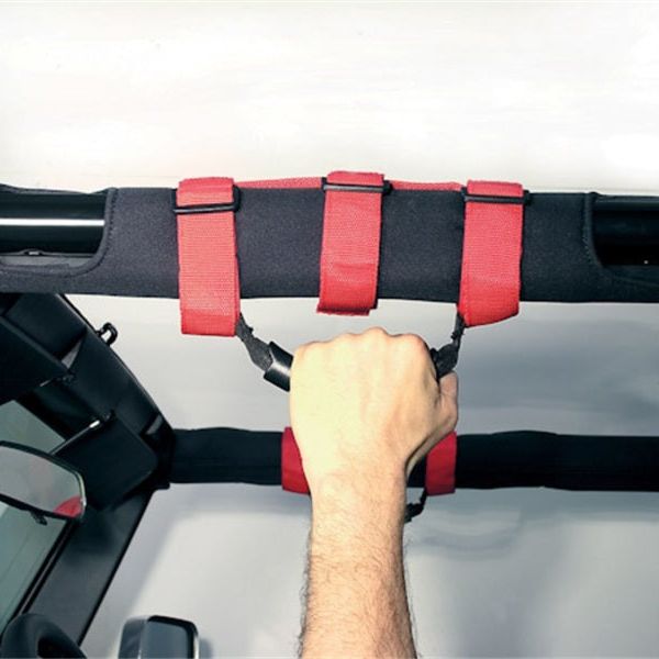 Rugged Ridge 13505.03 - RUG13505.03 - Rugged Ridge Ultimate Grab Handles Red 55-20 CJ/Jeep Wrangler /JT - Shipped in Europe - Tuningsupply.com