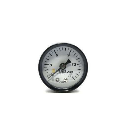 Fuelab 71502 - FLB71502 - Fuelab 1.5in Carb Fuel Pressure Gauge - Range 0-15 PSI - Shipped in Europe - Tuningsupply.com