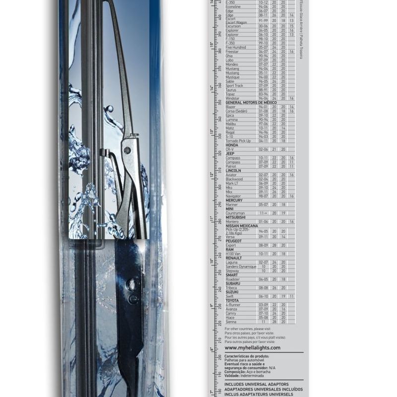 Hella LA9XW398114020 - HELLA9XW398114020 - Hella Standard Wiper Blade 20in - Single - Shipped in Europe - Tuningsupply.com