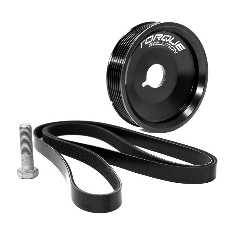 Torque Solution TS-POR-458AC - TQSTS-POR-458AC - Torque Solution Underdrive Crank Pulley Kit Porsche Boxster/Cayman/996/997 w/AC (Excl Turbo Engines) - Shipped in Europe - Tuningsupply.com