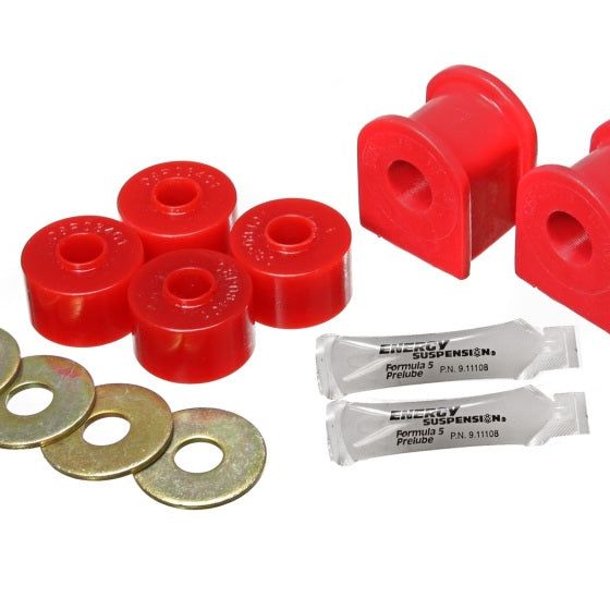 Energy Suspension 4.5196R - ENG4.5196R - Energy Suspension 2005-07 Ford F-250/F-350 SD 2/4WD Front Sway Bar Bushing Set - 13/16inch - Red - Shipped in Europe - Tuningsupply.com