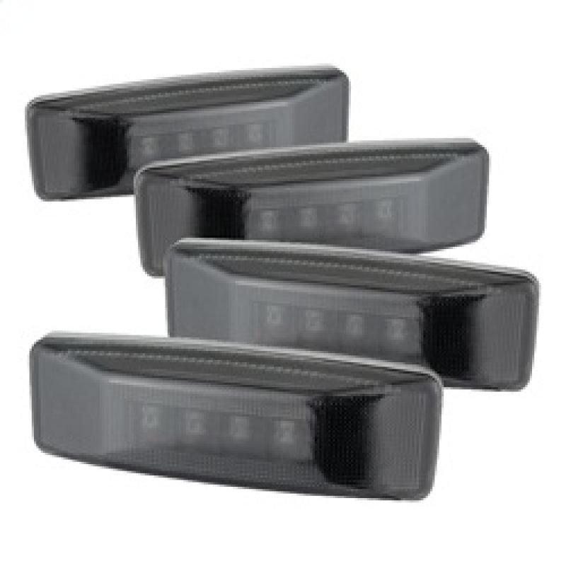 SPYDER 9924705 - SPY9924705 - xTune Dodge Ram 94-02 Dually 2 Red LED+2 Amber LED Fender Lights 4pcs Smoke ACC-LED-DR94-FE-SM - Shipped in Europe - Tuningsupply.com