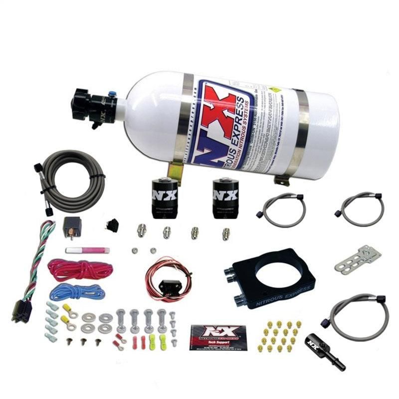 Nitrous Express 20944-10 - NEX20944-10 - Nitrous Express Dodge Hemi Nitrous Plate Kit (50-400HP) w/10lb Bottle - Shipped in Europe - Tuningsupply.com