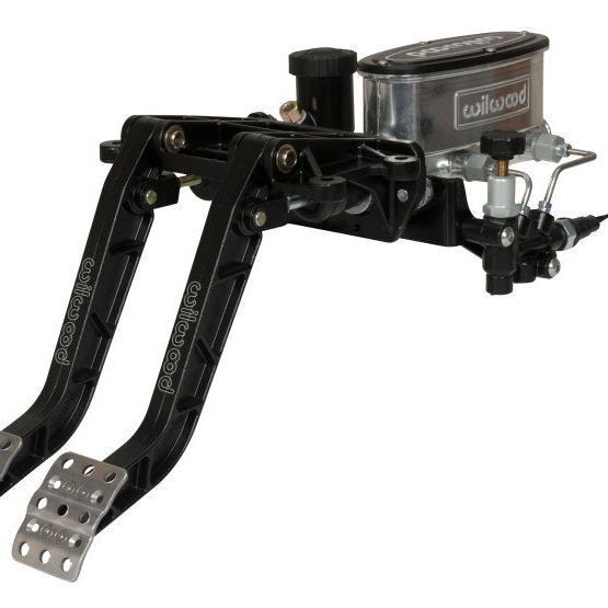 Wilwood 340-14360 - WIL340-14360 - Wilwood Adjustable-Tandem Dual Pedal - Brake / Clutch - Fwd. Swing Mount - 6.25:1 - Black E-Coat - Shipped in Europe - Tuningsupply.com