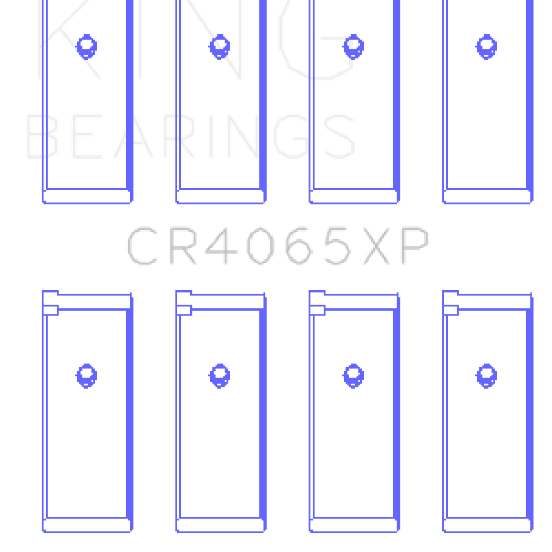 King Engine Bearings GCR4065XPSTDX - KINGCR4065XPSTDX - King Engine Bearings Nissan KA-24DE Performance Rod Bearing Set - Size STDX - Shipped in Europe - Tuningsupply.com
