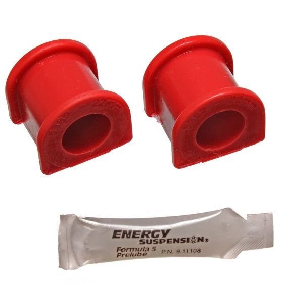 Energy Suspension 16.5121R - ENG16.5121R - Energy Suspension 96-00 Honda Civic/CRX Red 22mm Front Sway Bar Bushings - Shipped in Europe - Tuningsupply.com