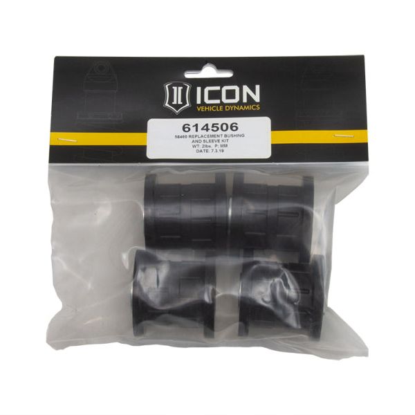 ICON 614506 - ICO614506 - ICON 58460 Replacement Bushing & Sleeve Kit - Shipped in Europe - Tuningsupply.com