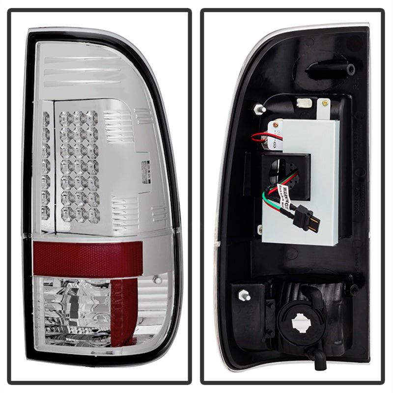 SPYDER 5003904 - SPY5003904 - Spyder Ford Super Duty 08-15 LED Tail Lights Chrome ALT-YD-FS07-LED-C - Shipped in Europe - Tuningsupply.com