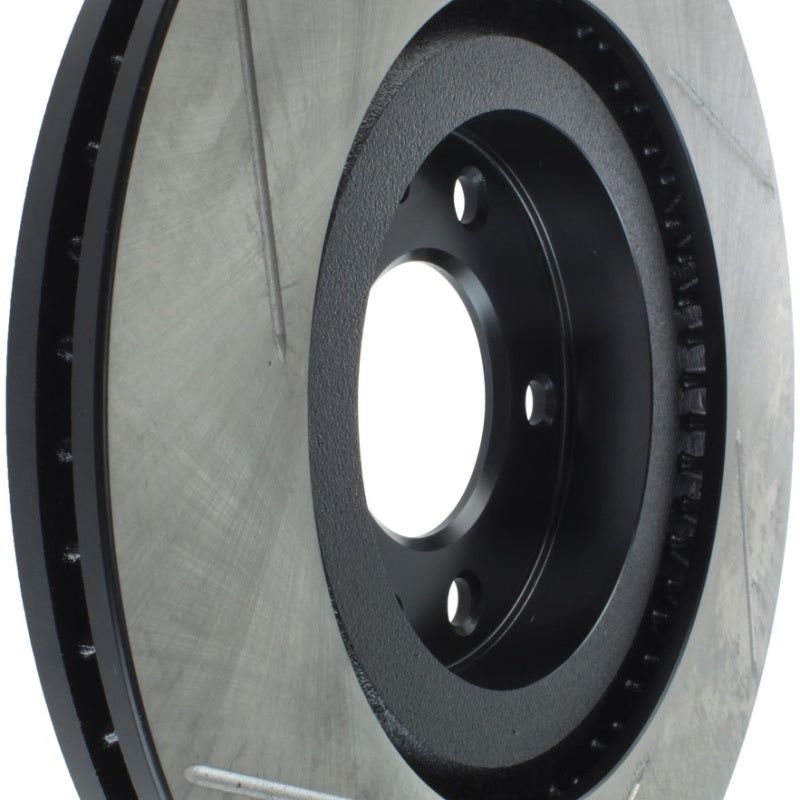 Stoptech 126.45071SL - STO126.45071SL - StopTech Power Slot 2003+ Mazda RX8 Slotted Left Front Rotor - SPORT SUSPENSION ONLY - Shipped in Europe - Tuningsupply.com