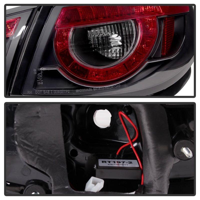 SPYDER 5080974 - SPY5080974 - Spyder Chevy SS 2014-2016 LED Tail Lights Black ALT-YD-CVSS14-LED-BK - Shipped in Europe - Tuningsupply.com