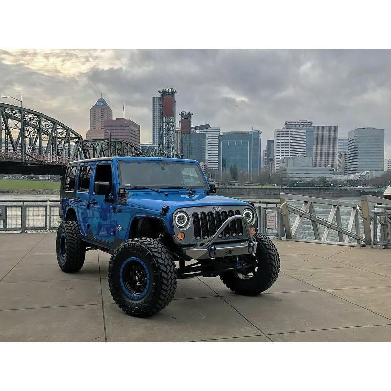 ORACLE Lighting 5769-123 - ORL5769-123 - Oracle 07-18 Jeep Wrangler JK Switchback LED Halo Headlights - Amber/White - Switchback - Shipped in Europe - Tuningsupply.com