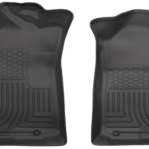 Husky Liners 13941 - HSL13941 - Husky Liners 05-15 Toyota Tacoma Crew/Extended/Standard Cab WeatherBeater Front Black Floor Liners - Shipped in Europe - Tuningsupply.com