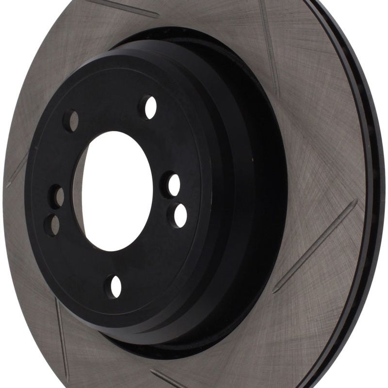 Stoptech 126.34054SL - STO126.34054SL - StopTech Power Slot 01-07 BMW M3 (E46) / 00-04 BMW M5 (E39) Rear Left Slotted Rotor - Shipped in Europe - Tuningsupply.com