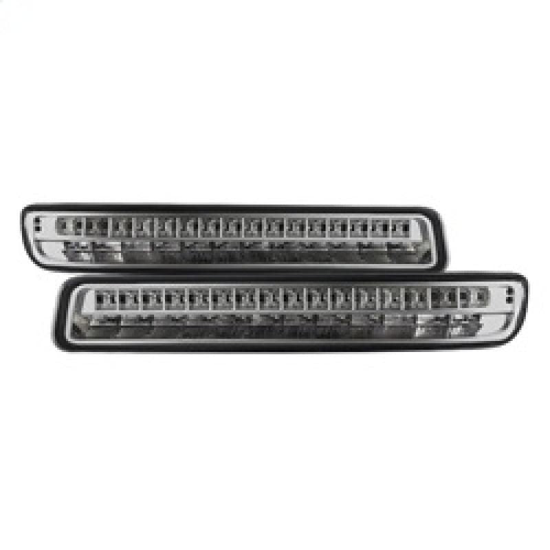 SPYDER 9029318 - SPY9029318 - xTune 99-06 GMC Sierra (Excl Denali) Full LED Bumper Lights - Chrome (CBL-GSI99-LED-C) - Shipped in Europe - Tuningsupply.com
