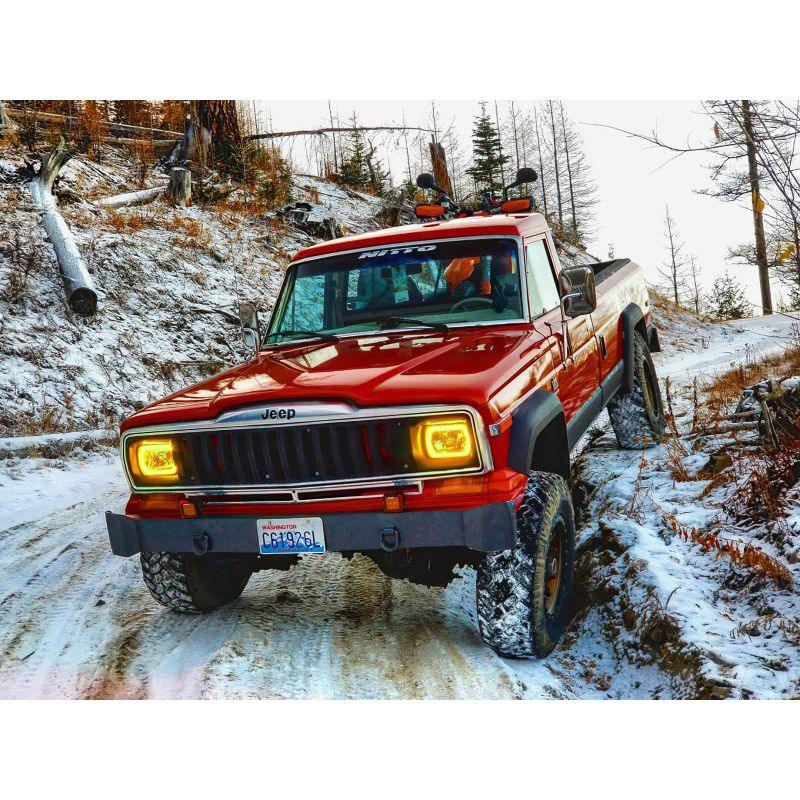 ORACLE Lighting 6908-333 - ORL6908-333 - Oracle Pre-Installed Lights 7x6 IN. Sealed Beam - ColorSHIFT Halo - Shipped in Europe - Tuningsupply.com