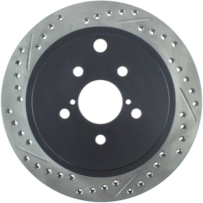 Stoptech 127.47031R - STO127.47031R - StopTech Slotted & Drilled Sport Brake Rotor - Shipped in Europe - Tuningsupply.com