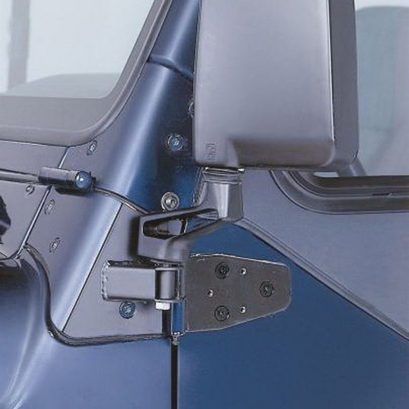 Rampage 8691 - RAM8691 - Rampage 1997-2006 Jeep Wrangler(TJ) Mirror Relocation Brackets - Black - Shipped in Europe - Tuningsupply.com