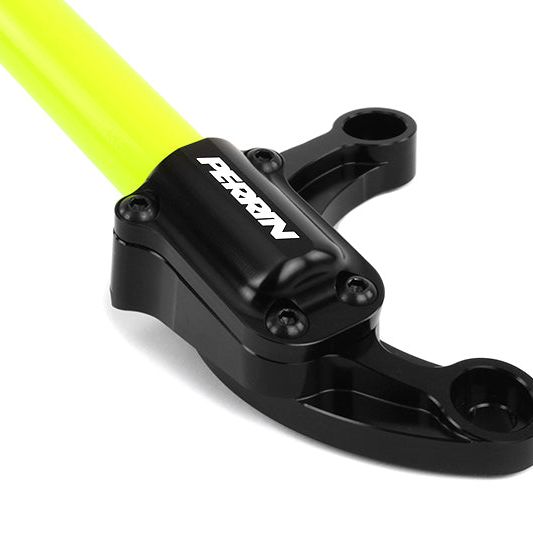 Perrin Performance PSP-SUS-056NY - PERPSP-SUS-056NY - PERRIN 08-14 WRX/STI/Impreza / 14-18 Forester / 13-17 Crosstrek / 05-09 Legacy FR Strut Bar - Yellow - Shipped in Europe - Tuningsupply.com