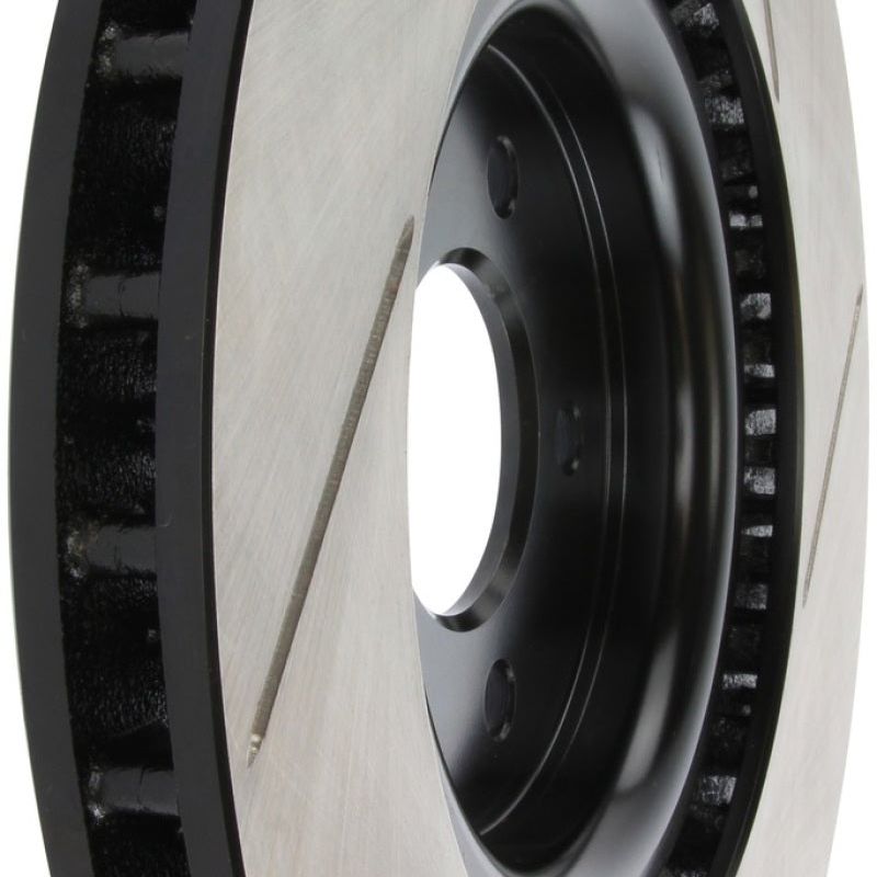 Stoptech 126.61089SR - STO126.61089SR - StopTech Power Slot 07-10 Ford Mustang Shelby Front Right Slotted Rotor - Shipped in Europe - Tuningsupply.com