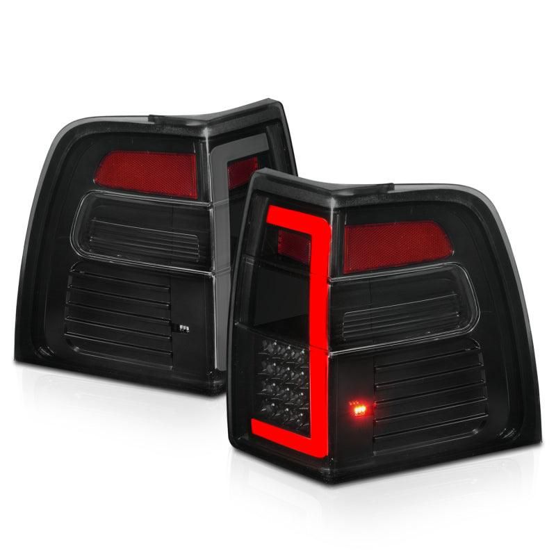 ANZO 311409 - ANZ311409 - ANZO 07-17 Ford Expedition LED Taillights w/ Light Bar Black Housing Smoke Lens - Shipped in Europe - Tuningsupply.com