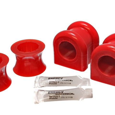 Energy Suspension 5.5168R - ENG5.5168R - Energy Suspension 00-04 Dodge Dakota 4WD / 00-04 Durango 4WD Red 35mm Front Sway Bar Bushing Set - Shipped in Europe - Tuningsupply.com