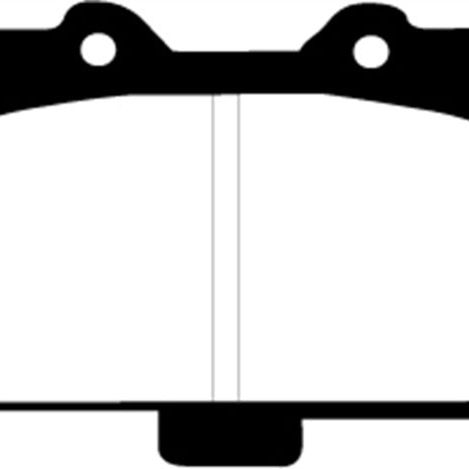 EBC DP21200 - EBCDP21200 - EBC 98-03 Nissan Skyline (R34) 2.5 GT (200) Greenstuff Front Brake Pads - Shipped in Europe - Tuningsupply.com