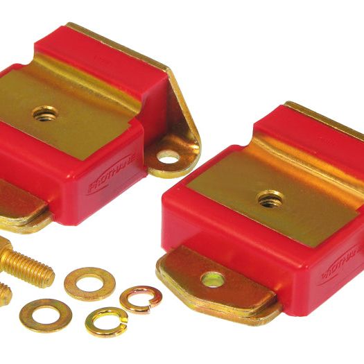 Prothane 7-509 - PRO7-509 - Prothane 63-72 GM Truck Motor Mounts - Red - Shipped in Europe - Tuningsupply.com