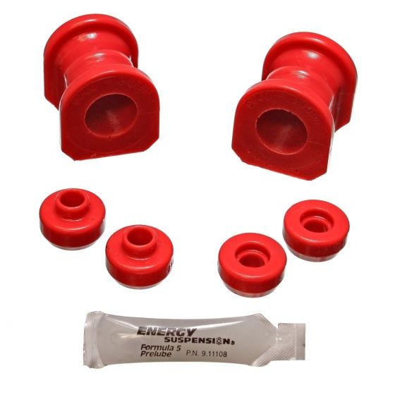Energy Suspension 7.5121R - ENG7.5121R - Energy Suspension 89-94 Nissan 240SX (S13) Red 24mm Front Sway Bar Bushing Set - Shipped in Europe - Tuningsupply.com