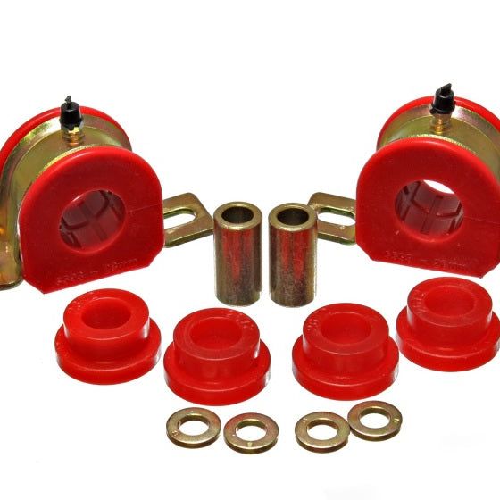 Energy Suspension 3.5215R - ENG3.5215R - Energy Suspension 00-06 Tahoe/Yukon/Denali 2WD Red 28mm Rear Sway Bar Bushing Set - Shipped in Europe - Tuningsupply.com