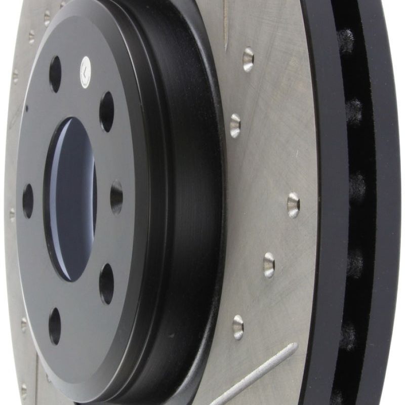Stoptech 127.33138L - STO127.33138L - StopTech Slotted & Drilled Sport Brake Rotor - Shipped in Europe - Tuningsupply.com